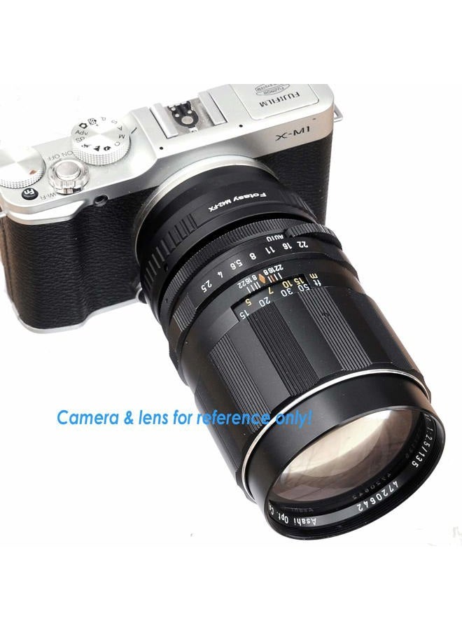 Fotasy Adjustable M42 Lens to Fuji X Adapter, 42mm Screw Mount Lens to X Mount Adapter Compatible with Fujifilm X-Mount X-Pro1 X-Pro2 X-E1 X-E2 X-E3 X-A5 X-M1 X-T1 X-T2 X-T3 X-T10 X-T20 X-T30 X-H1 - Image 4